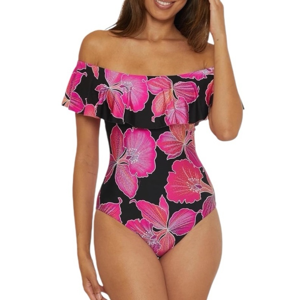 TRINA TURK One Piece Swimsuit! Retail $162. - Picture 6 of 8